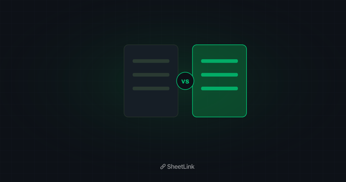 YNAB vs SheetLink: What's the Difference and Which Should You Use?
